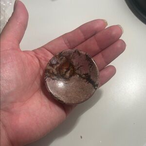 Rodanite Dish - Pink/Brown
